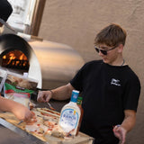 KoKoMo Grills Premium 32-Inch Stainless Steel Wood Fired Pizza Oven [KO-PIZZAOVEN]