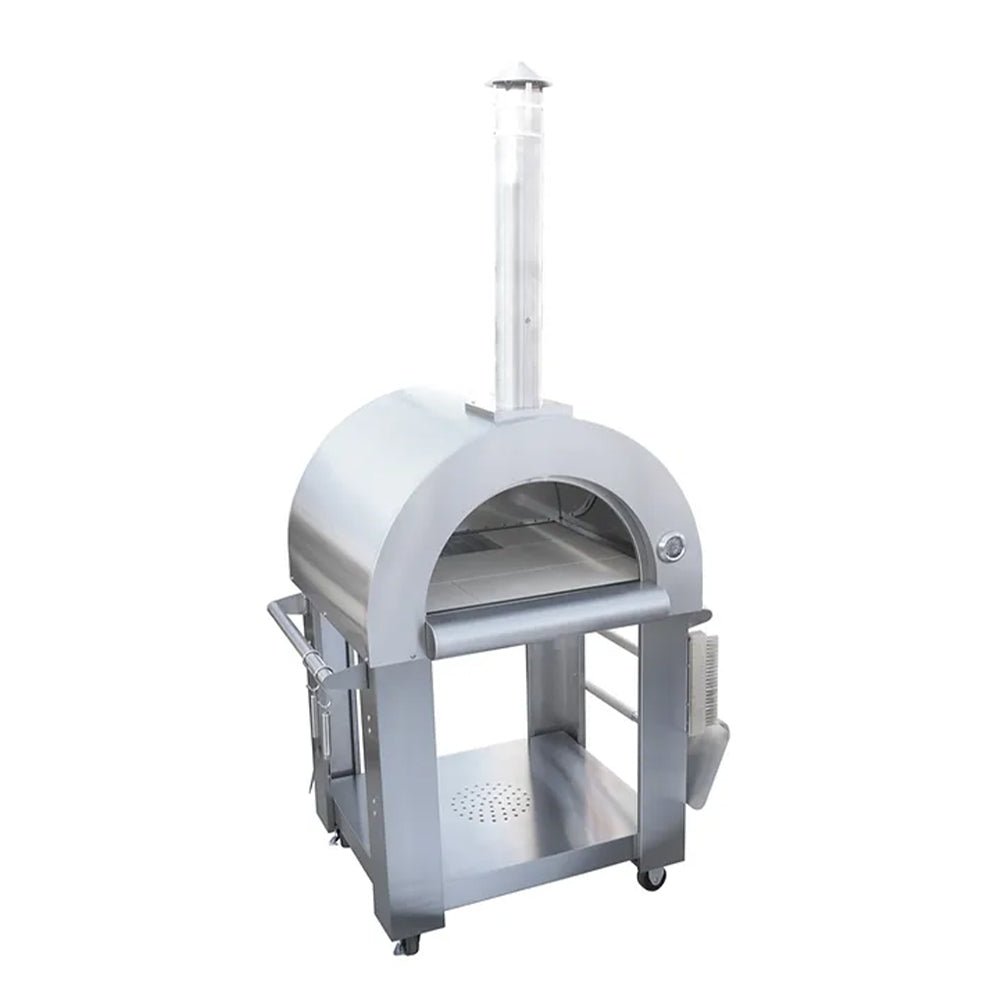 KoKoMo Grills Premium 32-Inch Stainless Steel Wood Fired Pizza Oven [KO-PIZZAOVEN]