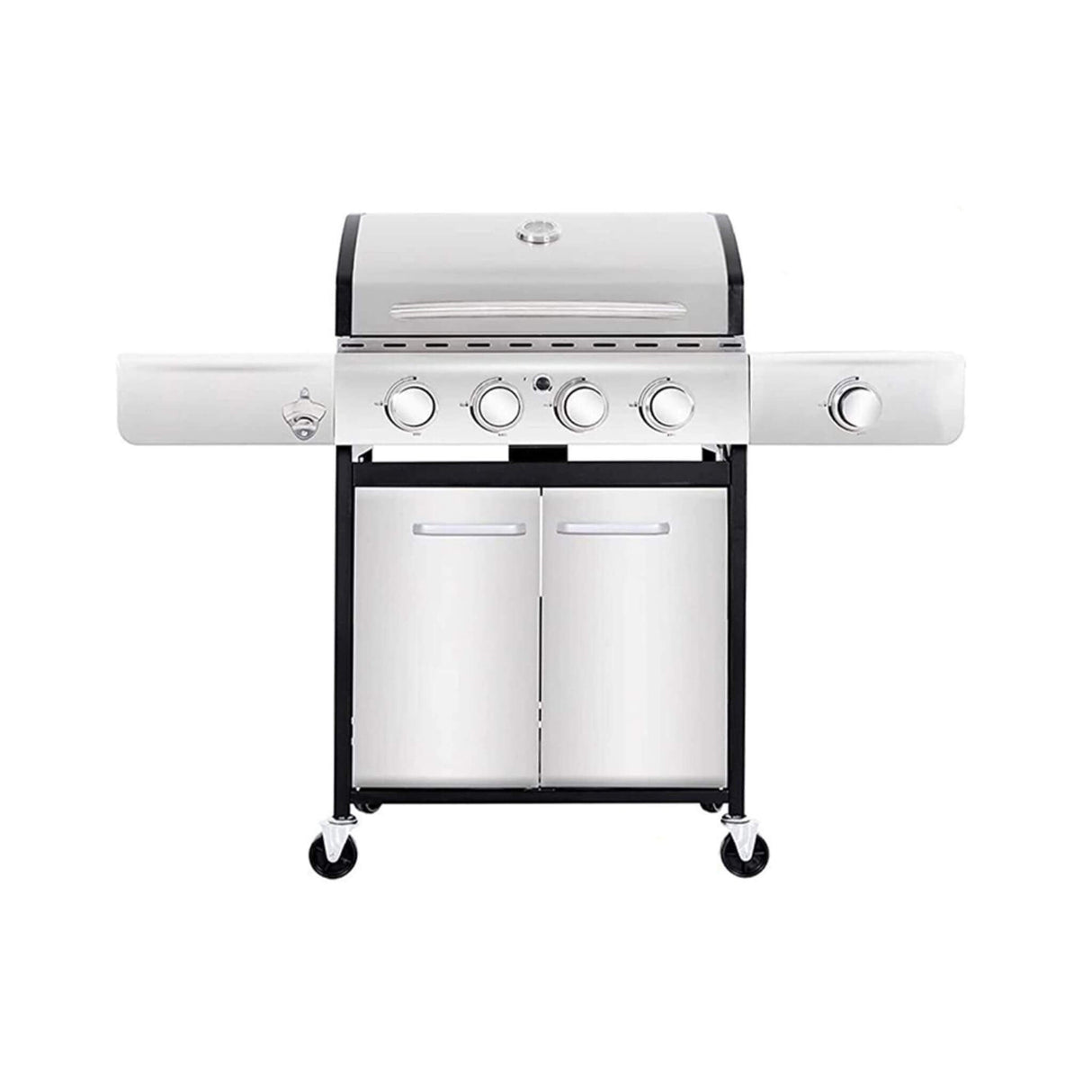 Large Outdoor 42K BTU BBQ Stainless Steel Propane Gas Grill With 4 Burners