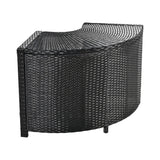 Alora Large Outdoor Quadrilateral Spa Surround Rattan Sectional Sofa Set With Storage Compartments (SAK80217)