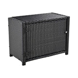 Alora Large Outdoor Quadrilateral Spa Surround Rattan Sectional Sofa Set With Storage Compartments (SAK80217)