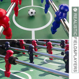 Large 56-Inch Premium Full-Size Soccer Foosball Game Table (SAK96312)