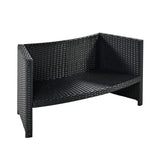 Alora Large Premium Surround Spa Patio Rattan Sofa Set With Storage Compartments And Cushions (SAK75629)