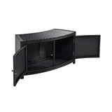 Alora Large Premium Surround Spa Patio Rattan Sofa Set With Storage Compartments And Cushions (SAK75629)