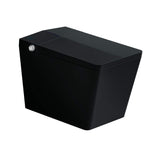 Nuvia Luxury Black Square Smart Toilet With Bidet, Remote, And Heated Seat (SAK45183)