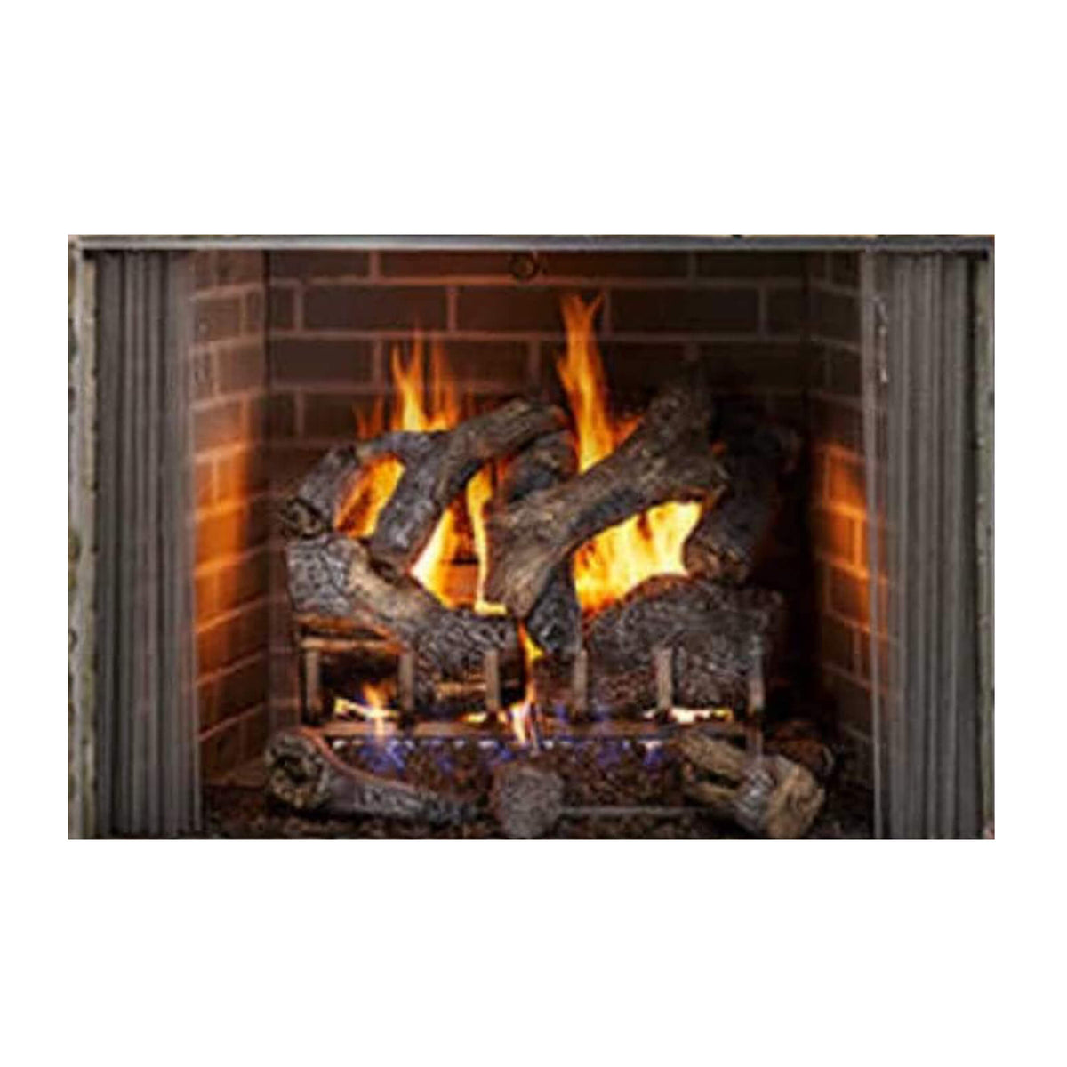 Majestic Cottagewood 42-Inch Gray Refractory Outdoor Wood-Burning Fireplace [ODCTGWD-42/H]