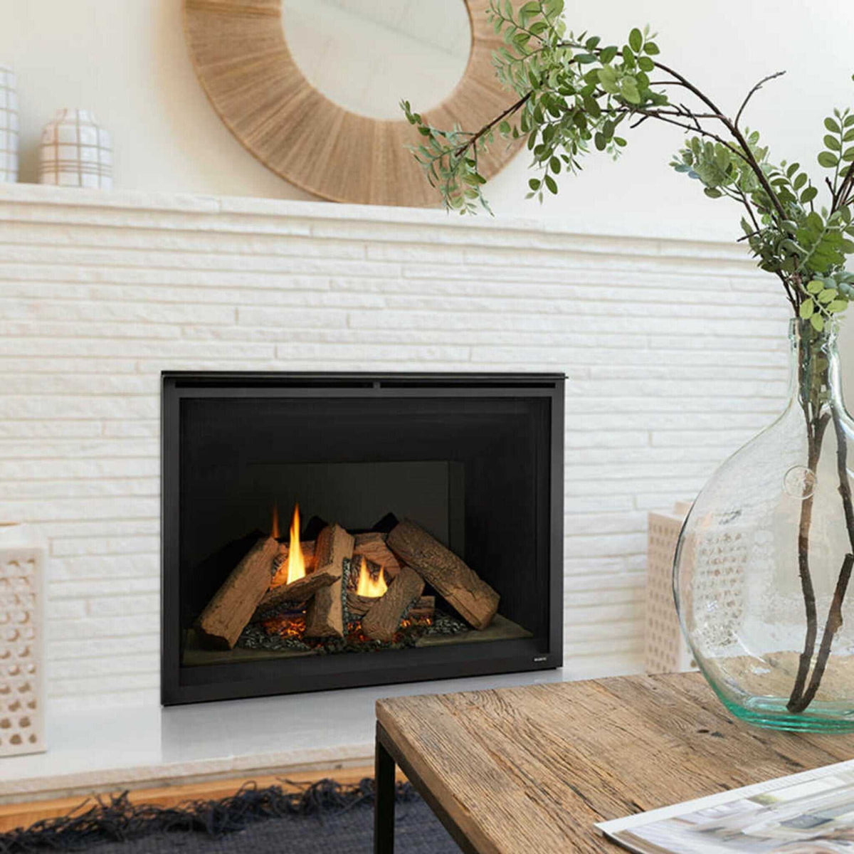 Majestic Meridian 42-Inch Platinum Natural Gas Fireplace [MER42PN]