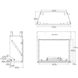 Majestic Courtyard 55K BTU 36-Inch Traditional Outdoor Natural Gas Fireplace (No Refractory) [ODCOUG-36NR]