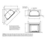 Majestic Courtyard 55K BTU 36-Inch Traditional Outdoor Natural Gas Fireplace (No Refractory) [ODCOUG-36NR]