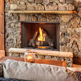 Majestic Courtyard 55K BTU 42-Inch Traditional Outdoor Gas Fireplace With Stacked Concrete Refractory [ODCOUG-42TS]