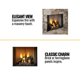 Majestic Ashland 42-Inch Open Wood Burning Fireplace [ASH42]