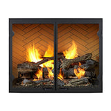 Majestic Biltmore 50-Inch Herringbone Pattern Open Wood-Burning Fireplace [SB100HB]