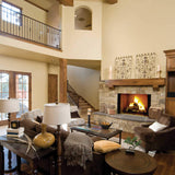 Majestic Biltmore 36-Inch Herringbone Pattern Open Wood-Burning Fireplace [SB60HB]