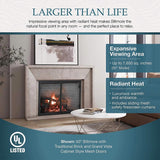 Majestic Biltmore 42-Inch Herringbone Pattern Open Wood Burning Fireplace [SB80HB]