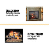Majestic Biltmore Radiant 42-Inch Open Wood Burning Fireplace [SB80]