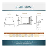 Majestic Courtyard 55K BTU 42-Inch Traditional Outdoor Gas Fireplace With Stacked Concrete Refractory [ODCOUG-42TS]