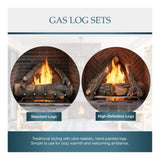 Majestic Courtyard 55K BTU 42-Inch Traditional Outdoor Gas Fireplace With Stacked Concrete Refractory [ODCOUG-42TS]