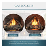 Majestic Courtyard 55K BTU 36-Inch Traditional Outdoor Natural Gas Fireplace (No Refractory) [ODCOUG-36NR]
