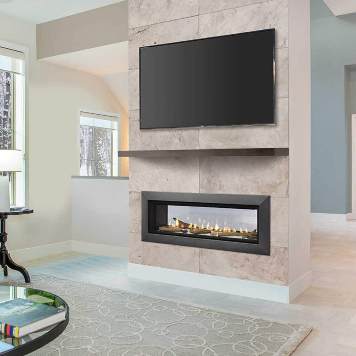 Majestic Echelon II 48-Inch See-Through Direct Vent Fireplace [ECHEL48STIN-C]
