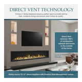 Majestic Echelon II 48-Inch See-Through Direct Vent Fireplace [ECHEL48STIN-C]