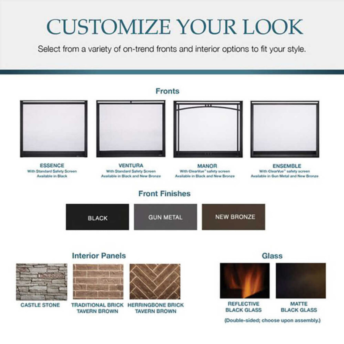 Majestic Meridian 36-Inch Platinum Natural Gas Fireplace [MER36PN]
