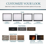 Majestic Meridian 36-Inch Platinum Natural Gas Fireplace [MER36PN]