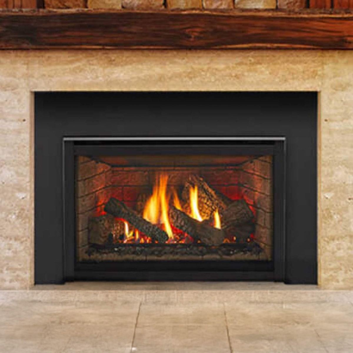 Majestic Meridian 36-Inch Platinum Natural Gas Fireplace [MER36PN]