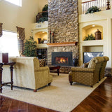 Majestic Meridian 36-Inch Platinum Natural Gas Fireplace [MER36PN]