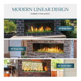 Majestic Lanai 48-Inch Single Sided Linear Outdoor Gas Fireplace [ODLANAIG-48]