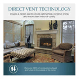 Majestic Mercury 32-Inch Direct Vent Natural Gas Fireplace [MERC32IN]