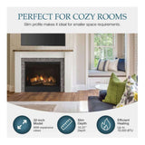 Majestic Mercury 32-Inch Direct Vent Natural Gas Fireplace [MERC32IN]