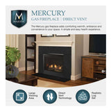 Majestic Mercury 32-Inch Direct Vent Natural Gas Fireplace [MERC32IN]