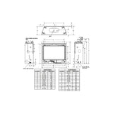 Majestic Quartz 32-Inch Direct Vent Natural Gas Fireplace [QUARTZ32IFTN]