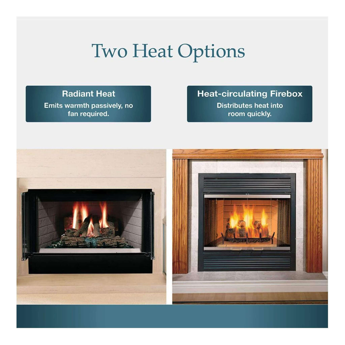 Majestic Sovereign 42-Inch Black Wood Burning Fireplace [SA42R/C]