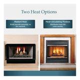 Majestic Sovereign 42-Inch Black Wood Burning Fireplace [SA42R/C]