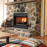 Majestic Sovereign 36-Inch Black Wood Burning Fireplace [SA36R/C]