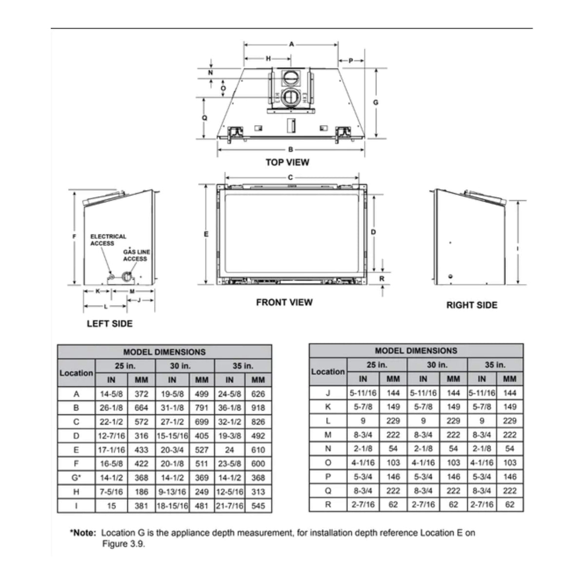 Majestic Trilliant 35-Inch Direct Vent Gas Fireplace Insert [TRILLIANT35IN]