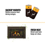 Majestic Trilliant 35-Inch Direct Vent Gas Fireplace Insert [TRILLIANT35IN]