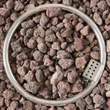 Alora Modern 32-Inch 40K BTU Round Iron Propane Fire Pit (SAK29102)