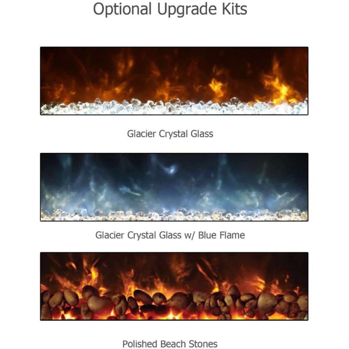 Modern Flames Ambiance 60-Inch Built-In Electric Fireplace With LED Flame Technology [AL60CLX2-G]