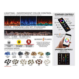 Modern Flames Landscape Pro Multi 120-Inch Linear Multi-Sided Electric Fireplace [LPM-12016V2]