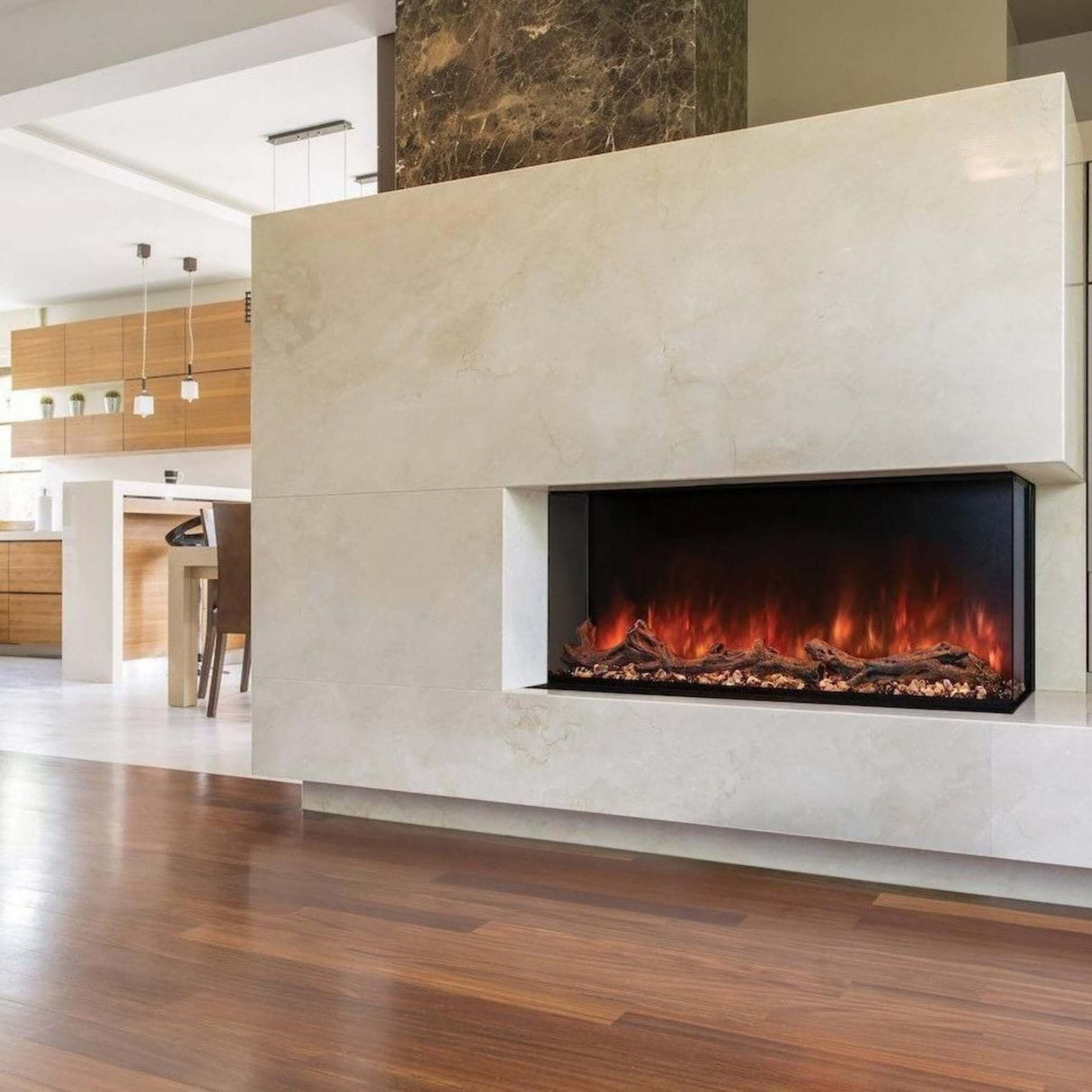 Modern Flames Landscape Pro Multi 120-Inch Linear Multi-Sided Electric Fireplace [LPM-12016V2]