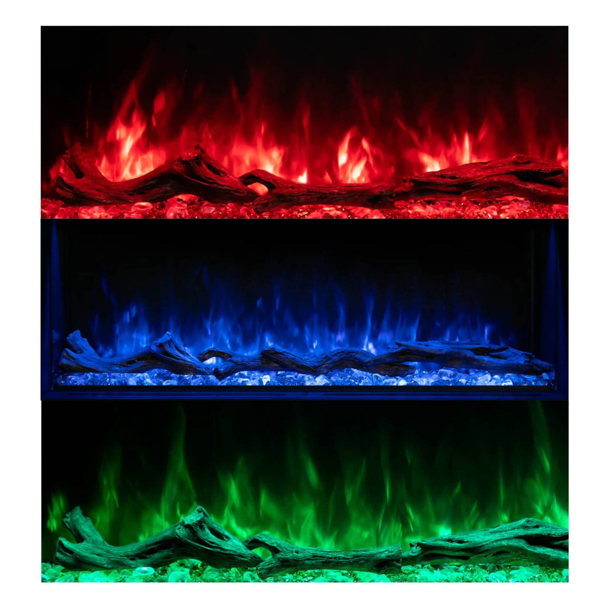Modern Flames Landscape Pro Multi 44-Inch Linear Multi-Sided Built-In Electric Fireplace [LPM-4416V2]