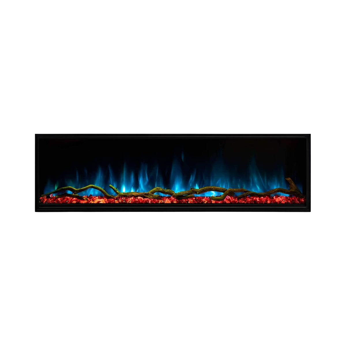 Modern Flames Landscape Pro Multi 56-Inch Linear Multi-Sided Electric Fireplace With Hybrid Flame Technology [LPM-5616V2]