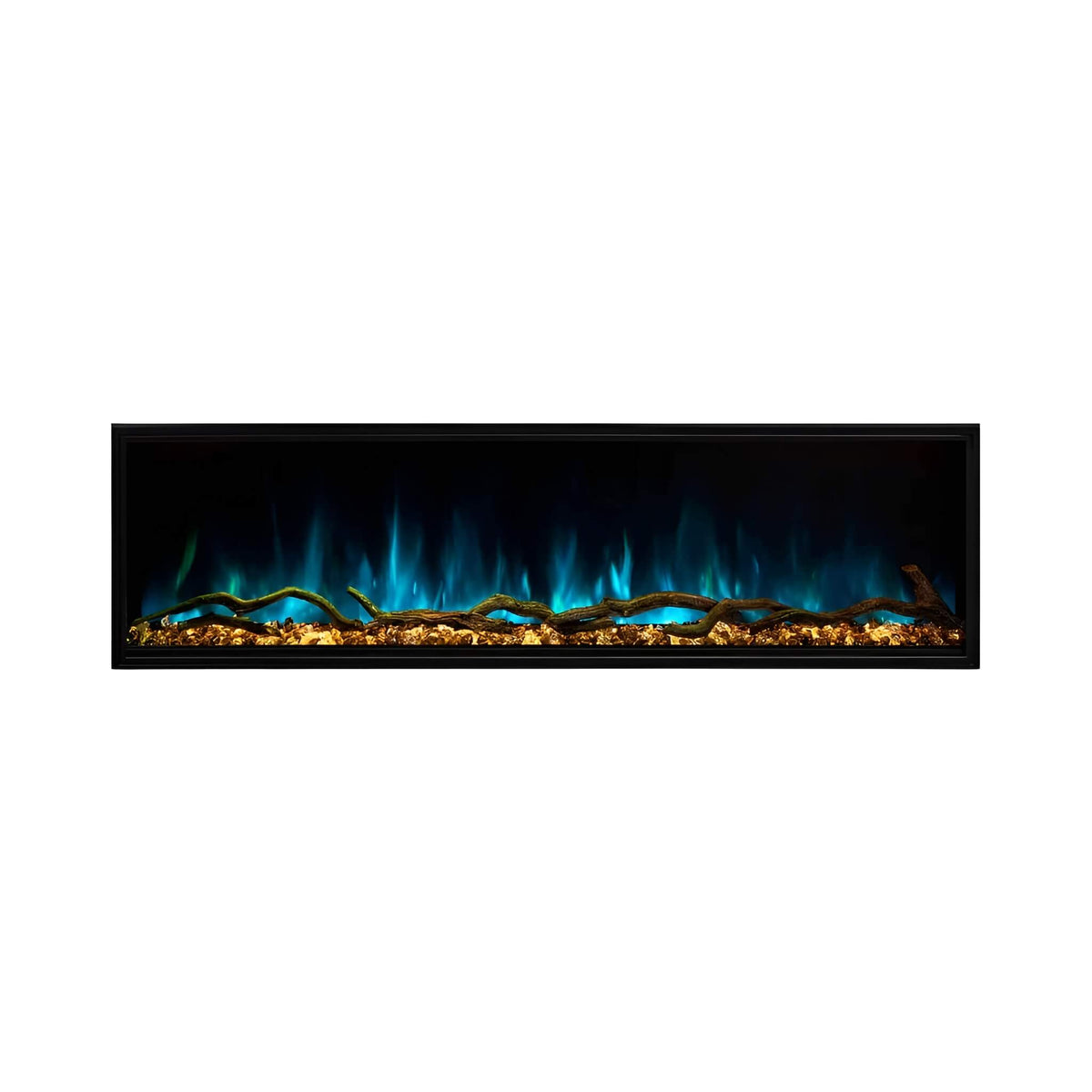 Modern Flames Landscape Pro Multi 56-Inch Linear Multi-Sided Electric Fireplace With Hybrid Flame Technology [LPM-5616V2]