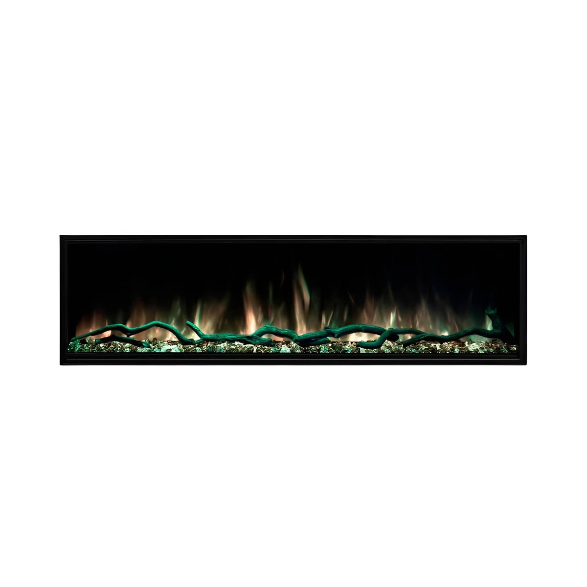 Modern Flames Landscape Pro Multi 56-Inch Linear Multi-Sided Electric Fireplace With Hybrid Flame Technology [LPM-5616V2]