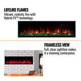 Modern Flames Landscape Pro Slim 56-Inch Built-In Linear Electric Fireplace [LPS-5614V2]