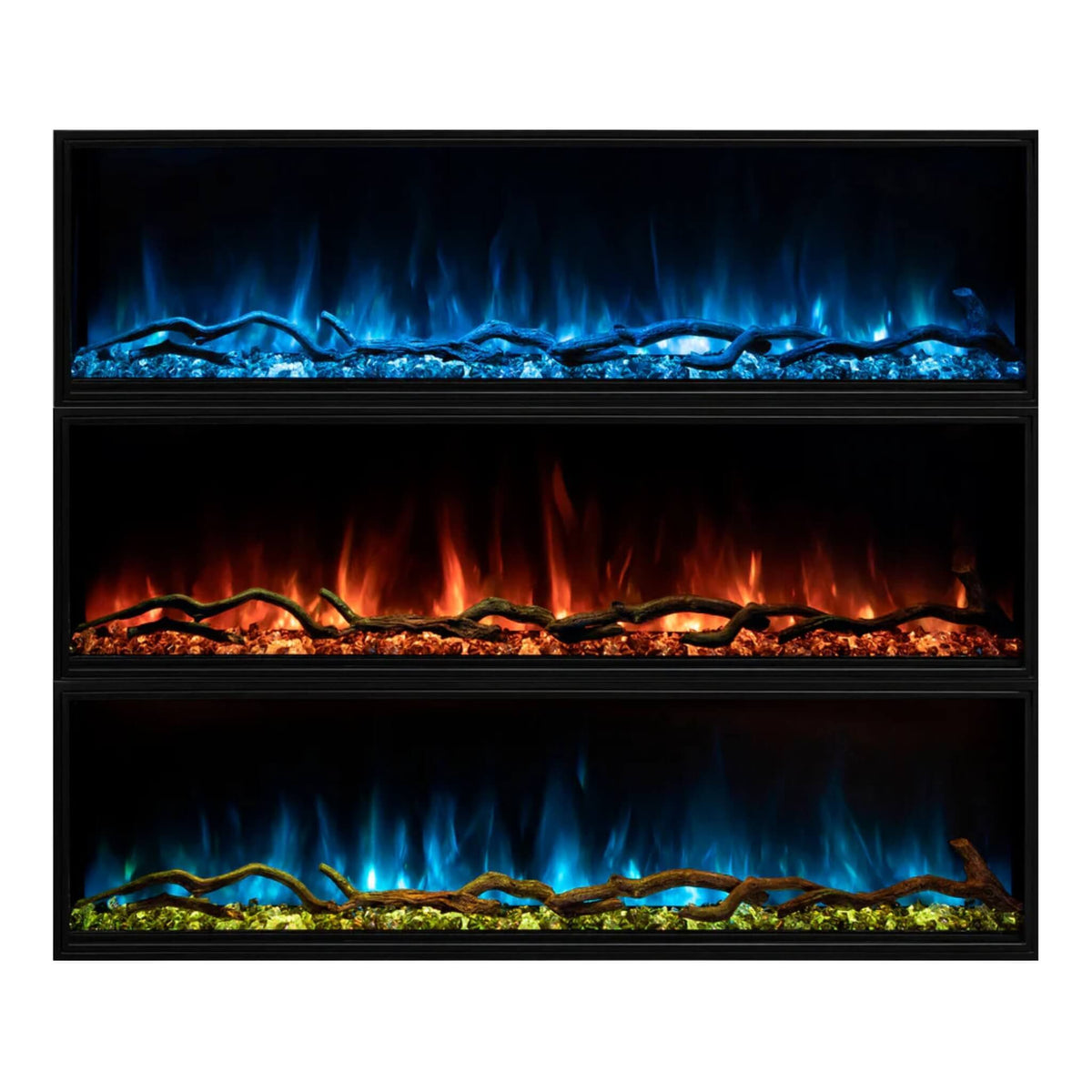 Modern Flames Landscape Pro Slim 56-Inch Built-In Linear Electric Fireplace [LPS-5614V2]