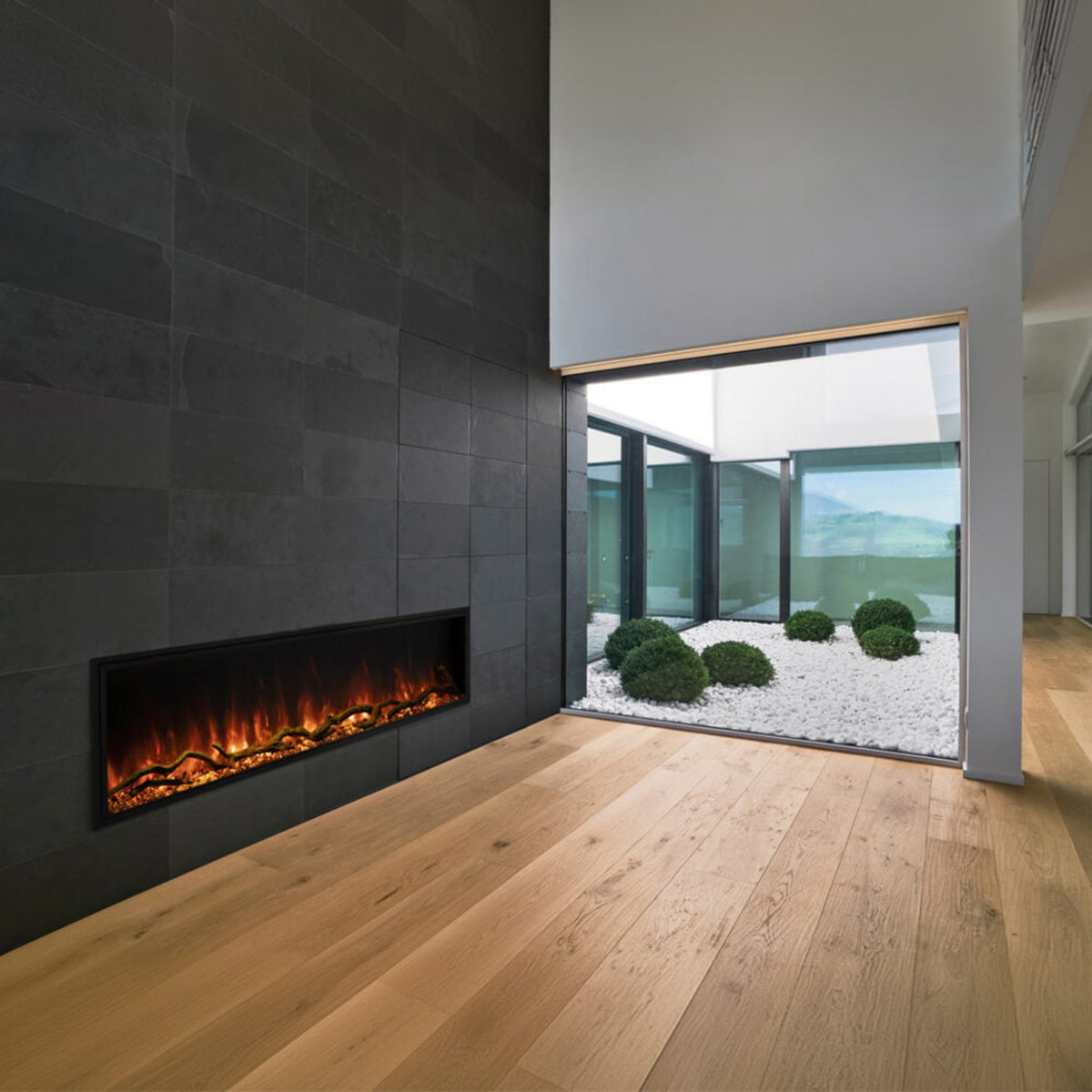 Modern Flames Landscape Pro Slim 56-Inch Built-In Linear Electric Fireplace [LPS-5614V2]