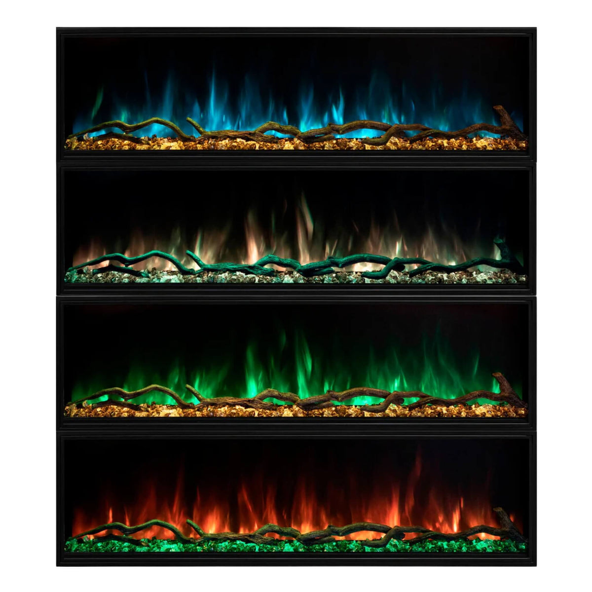 Modern Flames Landscape Pro Slim 68-Inch Built-In Electric Fireplace [LPS-6814V2]